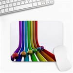 3D-graphics_Rainbow_beads_016511_ Small Mousepad