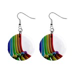 3D-graphics_Rainbow_beads_016511_ 1  Button Earrings