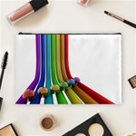3D-graphics_Rainbow_beads_016511_ Cosmetic Bag (Large)