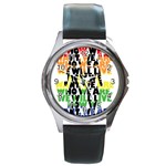 gaypride2 Round Metal Watch