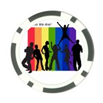 rainbow2 Poker Chip Card Guard