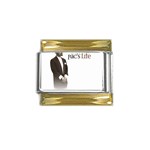 2Pac-Pacs Life Gold Trim Italian Charm (9mm)