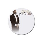 2Pac-Pacs Life Rubber Coaster (Round)