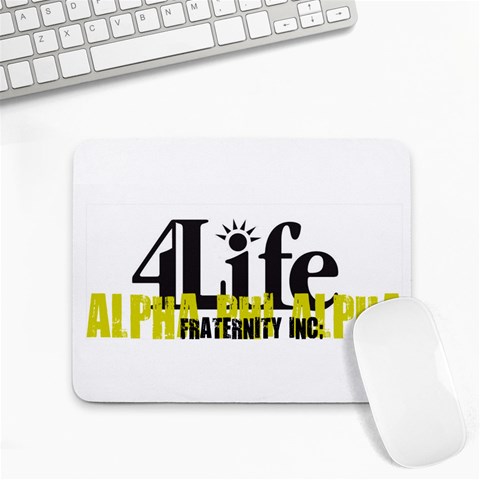 ALPHA 4 life Small Mousepad from ArtsNow.com Front