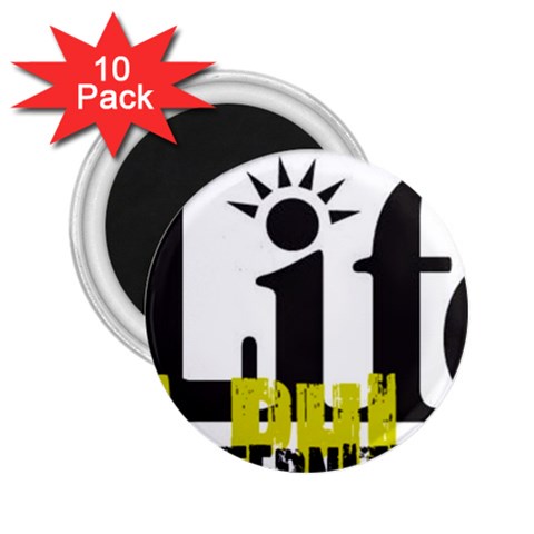 ALPHA 4 life 2.25  Magnet (10 pack) from ArtsNow.com Front