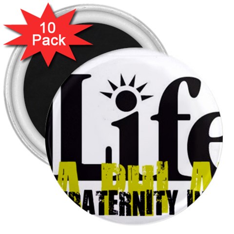 ALPHA 4 life 3  Magnet (10 pack) from ArtsNow.com Front