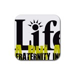 ALPHA 4 life Rubber Square Coaster (4 pack)