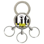 ALPHA 4 life 3-Ring Key Chain