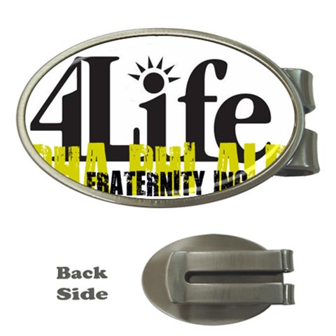 ALPHA 4 life Money Clip (Oval) from ArtsNow.com Front