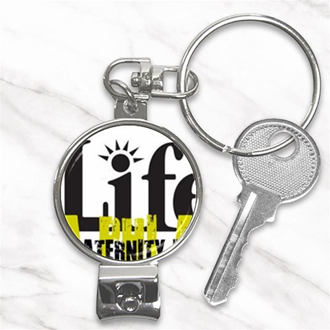 ALPHA 4 life Nail Clippers Key Chain from ArtsNow.com Front