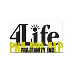 ALPHA 4 life Sticker Rectangular (100 pack)