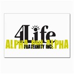 ALPHA 4 life Postcard 5  x 7 