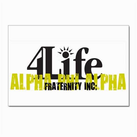 ALPHA 4 life Postcards 5  x 7  (Pkg of 10) from ArtsNow.com Front