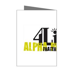 ALPHA 4 life Mini Greeting Card from ArtsNow.com Right