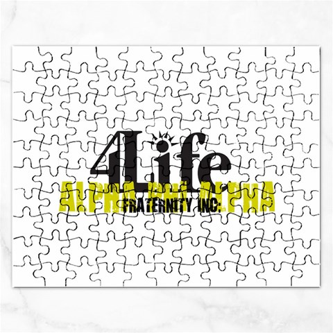 ALPHA 4 life Jigsaw Puzzle (Rectangular) from ArtsNow.com Front