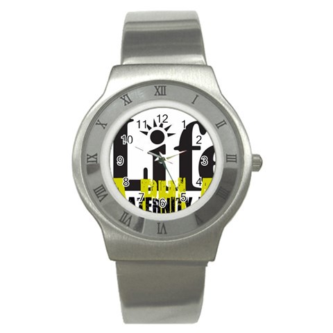 ALPHA 4 life Stainless Steel Watch from ArtsNow.com Front