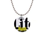 ALPHA 4 life 1  Button Necklace