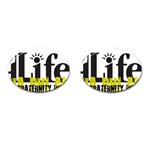 ALPHA 4 life Cufflinks (Oval)