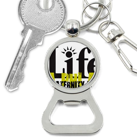 ALPHA 4 life Bottle Opener Key Chain from ArtsNow.com Front