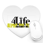 ALPHA 4 life Mousepad (Heart)
