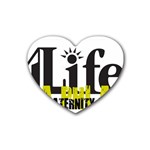 ALPHA 4 life Rubber Coaster (Heart)
