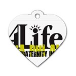 ALPHA 4 life Dog Tag Heart (Two Sides)
