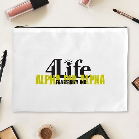 ALPHA 4 life Cosmetic Bag (XL) from ArtsNow.com Front