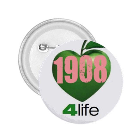 AKA 1908 4 life3 2.25  Button from ArtsNow.com Front