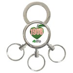 AKA 1908 4 life3 3-Ring Key Chain