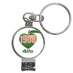 AKA 1908 4 life3 Nail Clippers Key Chain