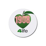 AKA 1908 4 life3 Rubber Coaster (Round)