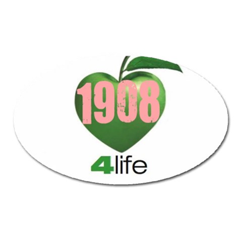 AKA 1908 4 life3 Magnet (Oval) from ArtsNow.com Front