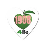 AKA 1908 4 life3 Magnet (Heart)