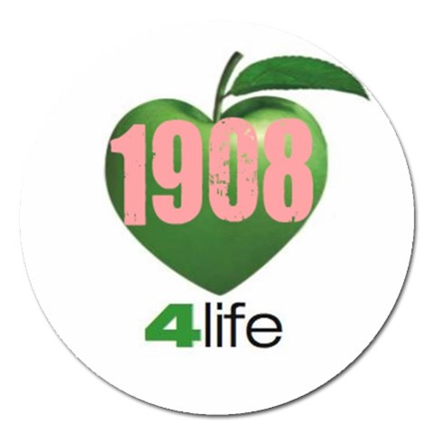 AKA 1908 4 life3 Magnet 5  (Round) from ArtsNow.com Front