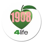 AKA 1908 4 life3 Magnet 5  (Round)
