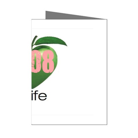 AKA 1908 4 life3 Mini Greeting Cards (Pkg of 8) from ArtsNow.com Left