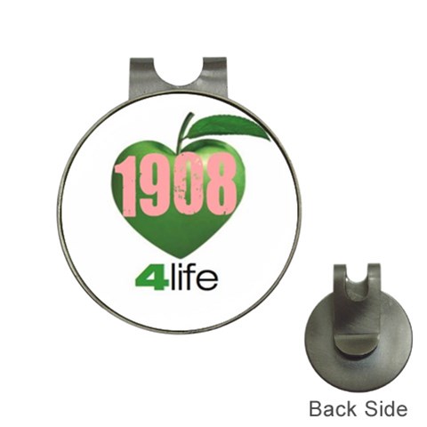 AKA 1908 4 life3 Golf Ball Marker Hat Clip from ArtsNow.com Front