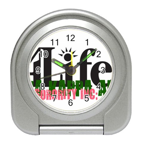 AKA 4 life Travel Alarm Clock from ArtsNow.com Front