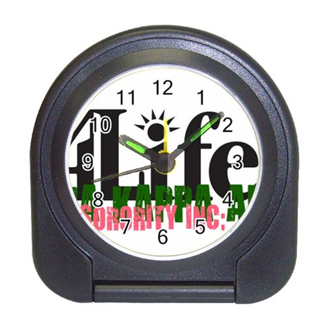 AKA 4 life Travel Alarm Clock from ArtsNow.com Front