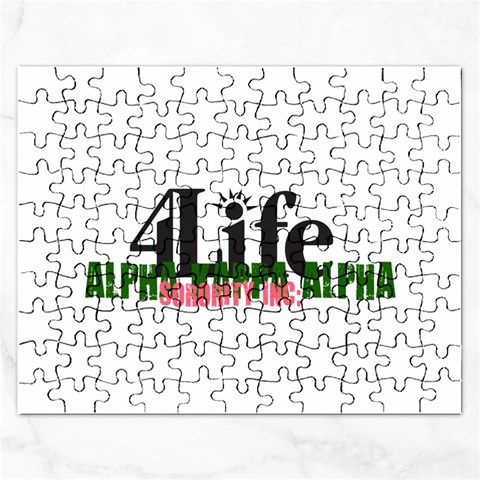 AKA 4 life Jigsaw Puzzle (Rectangular) from ArtsNow.com Front
