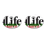 AKA 4 life Cufflinks (Oval)