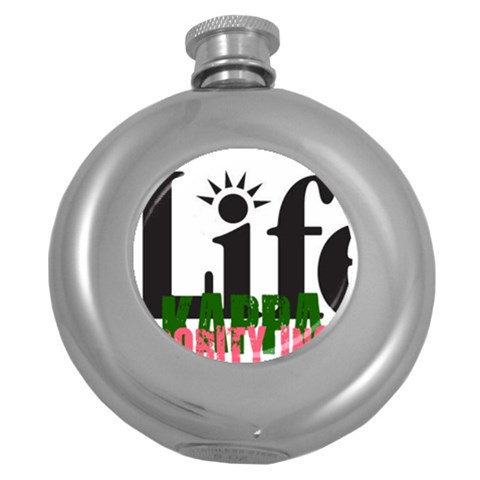 AKA 4 life Hip Flask (5 oz) from ArtsNow.com Front