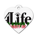 AKA 4 life Dog Tag Heart (Two Sides)