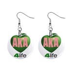 AKA 4 life3 1  Button Earrings