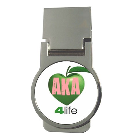 AKA 4 life3 Money Clip (Round) from ArtsNow.com Front