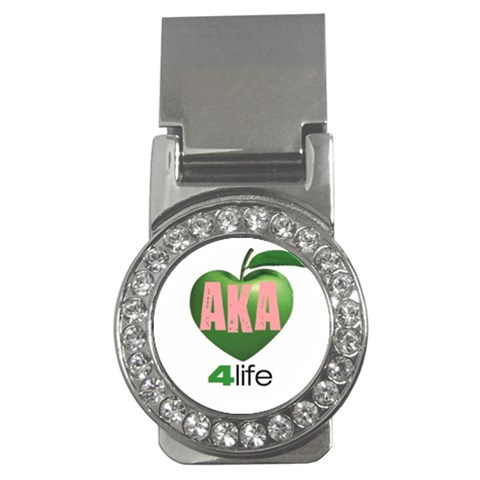 AKA 4 life3 Money Clip (CZ) from ArtsNow.com Front