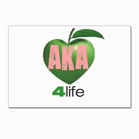 AKA 4 life3 Postcard 4 x 6  (Pkg of 10) from ArtsNow.com Front