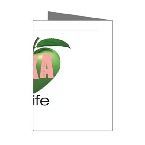 AKA 4 life3 Mini Greeting Cards (Pkg of 8) from ArtsNow.com Left