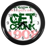 aka-photo-3 Wall Clock (Black)