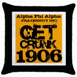 alpha -photo-5 Throw Pillow Case (Black)